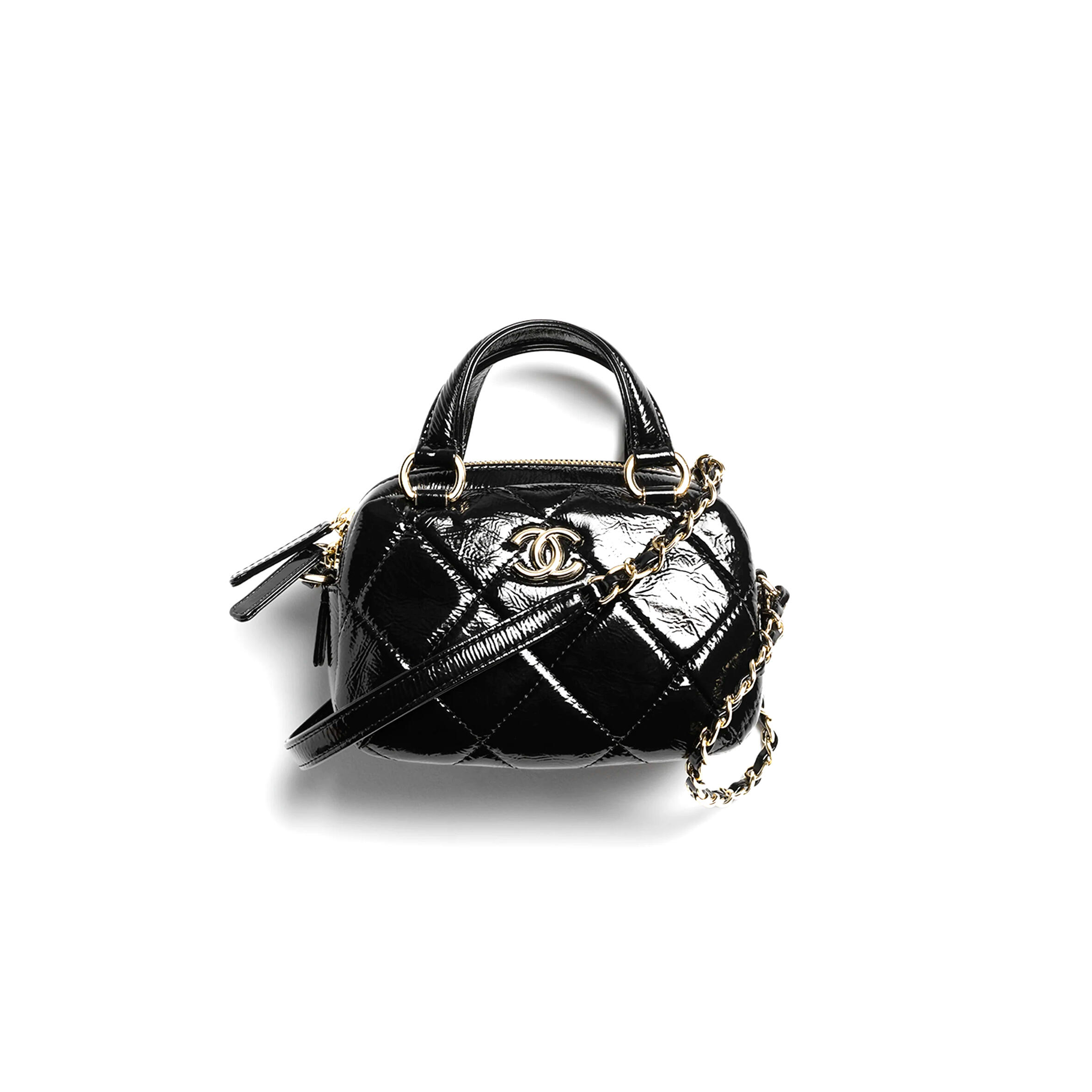 CHANEL MINI BOWLING BAG AS5536 (18*13*8cm)